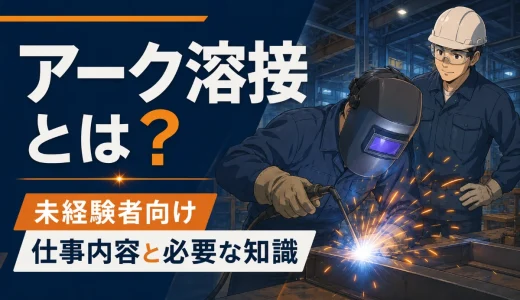 アーク溶接とは？未経験者向けに仕事内容と必要な知識を解説