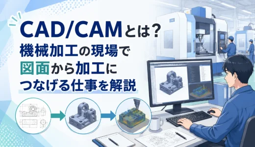 CAD/CAMの仕事とは？機械加工で使われる役割と覚えることを解説