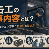 製缶工の仕事内容とは?未経験者が知りたい溶接との違いと働き方