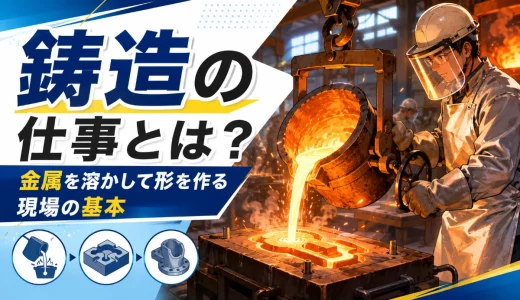 鋳造の仕事とは？金属を溶かして形を作る現場の基本