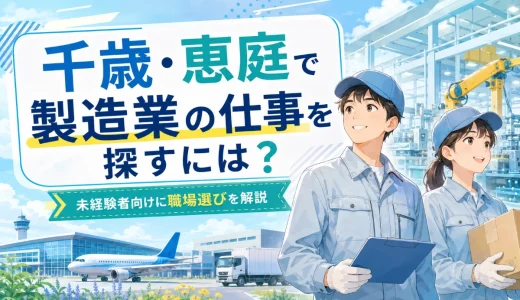 千歳・恵庭で製造業の仕事を探すには？未経験者向けに職場選びを解説