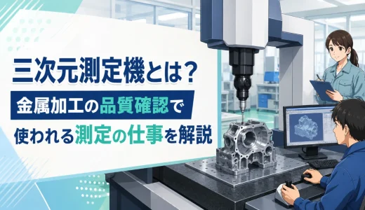 三次元測定機を使う仕事とは？金属加工の検査と品質管理を解説