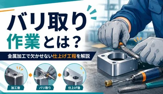 バリ取り仕上げ作業とは？金属加工で品質を整える基本を解説