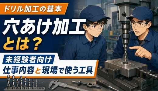穴あけ加工とは？未経験者向けに仕事内容と現場で使う工具を解説
