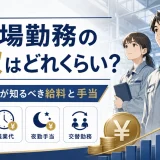工場勤務の年収はどれくらい?未経験者が知るべき給料と手当