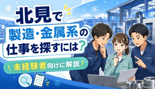 北見で製造・金属系の仕事を探すには？未経験者向けに解説