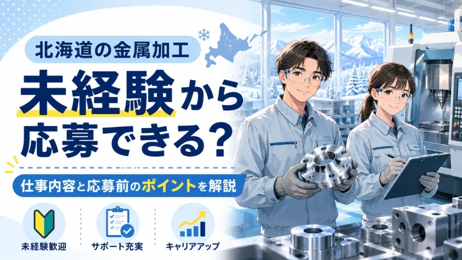 北海道の金属加工は未経験から応募できる？仕事内容と応募前のポイントを徹底解説