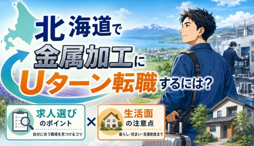 北海道で金属加工にUターン転職するには？求人選びと生活面の注意点