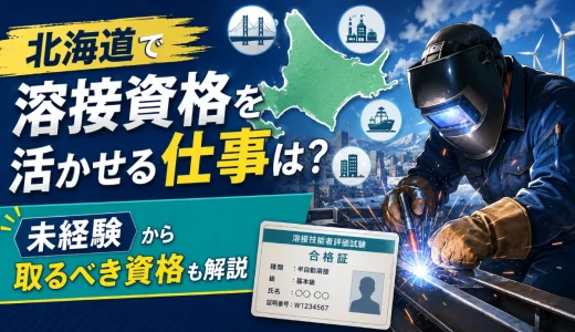 北海道で溶接資格を活かせる仕事は？未経験から取るべき資格も解説