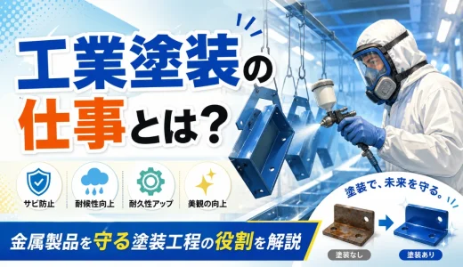 工業塗装の仕事とは？金属製品を守る塗装工程の役割を解説
