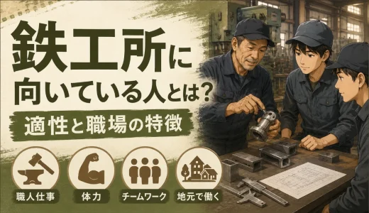 鉄工所に向いている人とは？未経験者が知りたい職人仕事の適性