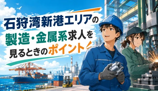 石狩湾新港エリアの製造・金属系求人を見るときのポイント