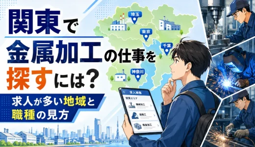 関東で金属加工の仕事を探すには？求人が多い地域と職種の見方