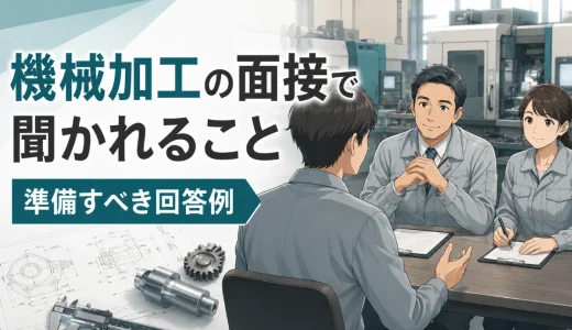 機械加工の面接で聞かれること｜未経験者が準備すべき回答例
