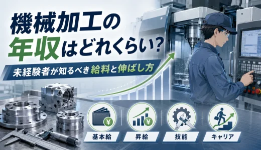 機械加工の年収はどれくらい？未経験者が知るべき給料と伸ばし方