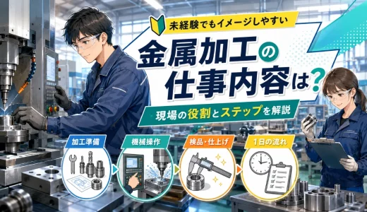 金属加工の仕事内容は？未経験者が知るべき現場の役割とステップ