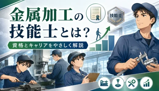 金属加工の技能士とは？未経験者が知っておきたい資格とキャリア