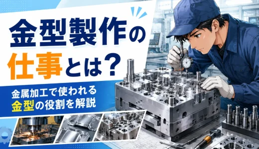 金型製作の仕事とは？金属加工で使われる金型の役割を解説