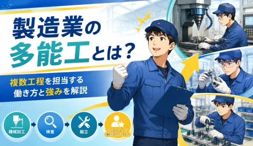 製造業の多能工とは？複数工程を担当する働き方と強みを解説