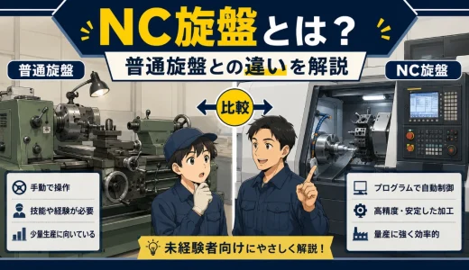 NC旋盤とは？普通旋盤との違いを未経験者向けに解説