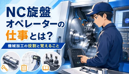 NC旋盤オペレーターの仕事とは？機械加工の役割と覚えること
