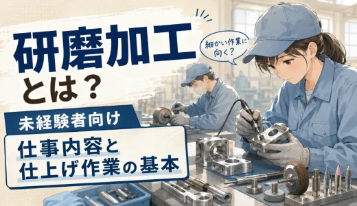 研磨加工とは？未経験者向けに仕事内容と仕上げ作業の基本を解説
