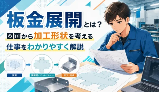 板金展開とは？図面から加工形状を考える仕事をわかりやすく解説