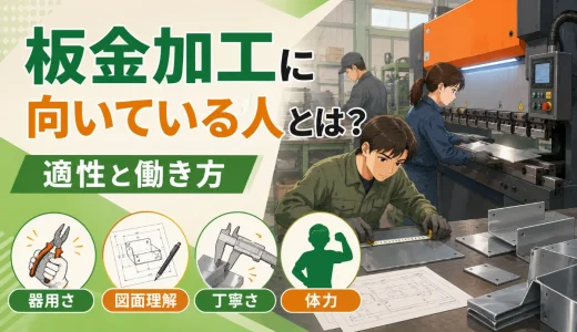 板金加工に向いている人とは？未経験者が知りたい適性と仕事内容