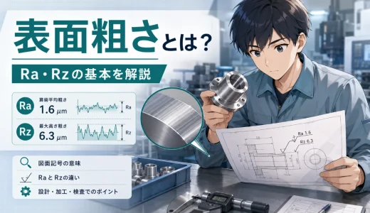 表面粗さとは？金属加工の図面で見るRa・Rzの基本を解説