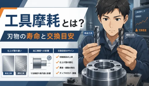 工具摩耗とは？加工品質に影響する刃物の寿命と交換目安