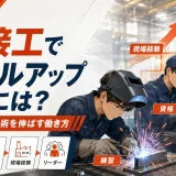 溶接工でスキルアップするには？未経験から技術を伸ばす働き方