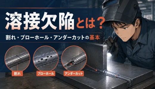 溶接欠陥とは？割れ・ブローホール・アンダーカットの基本
