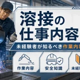 溶接の仕事内容とは？未経験者が知るべき作業内容と始め方
